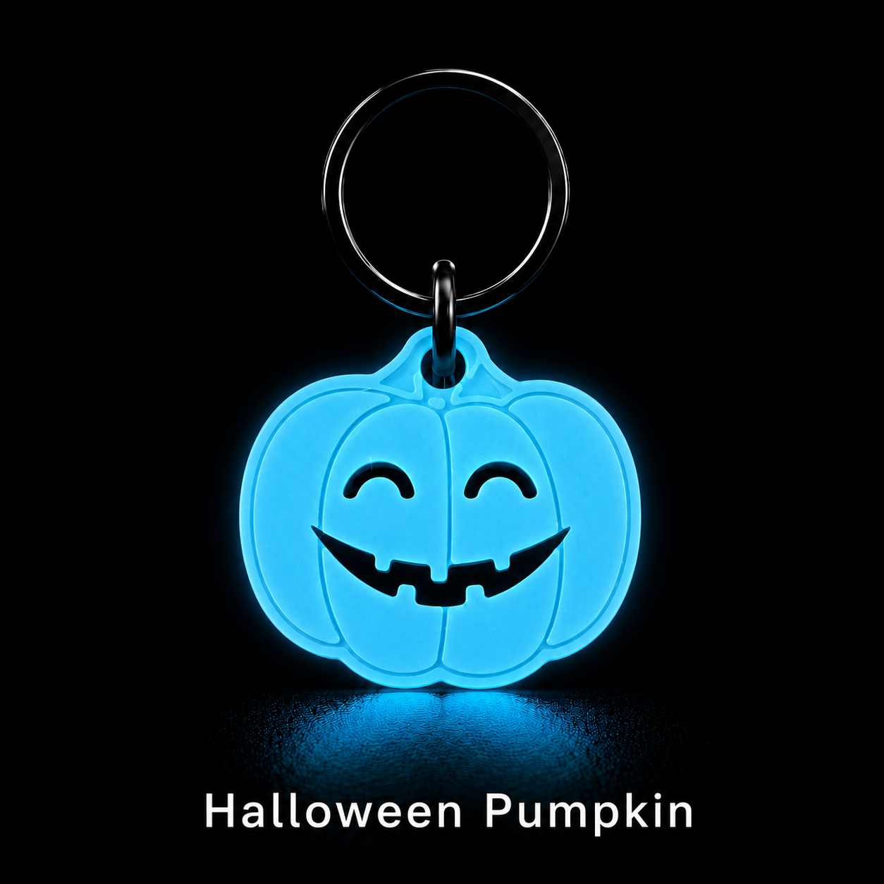 Glow in the Dark Pet Tag –Pumpkin| GlowTag