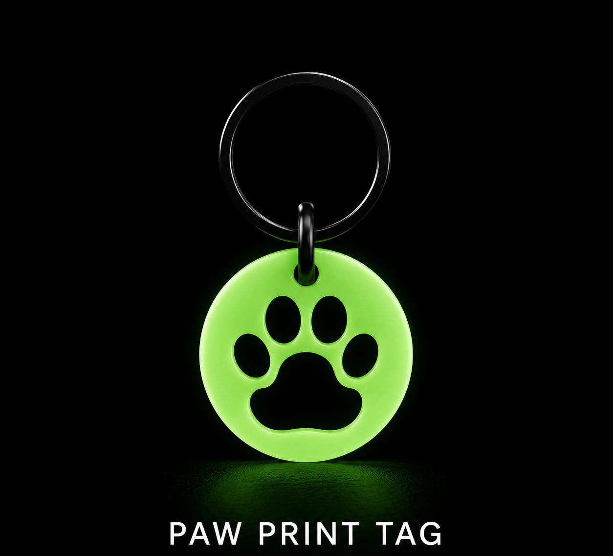 Glow in the Dark Dog Tag – 35mm | GlowTag
