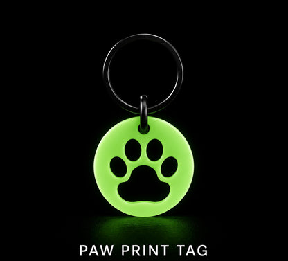 Glow in the Dark Dog Tag – 35mm | GlowTag
