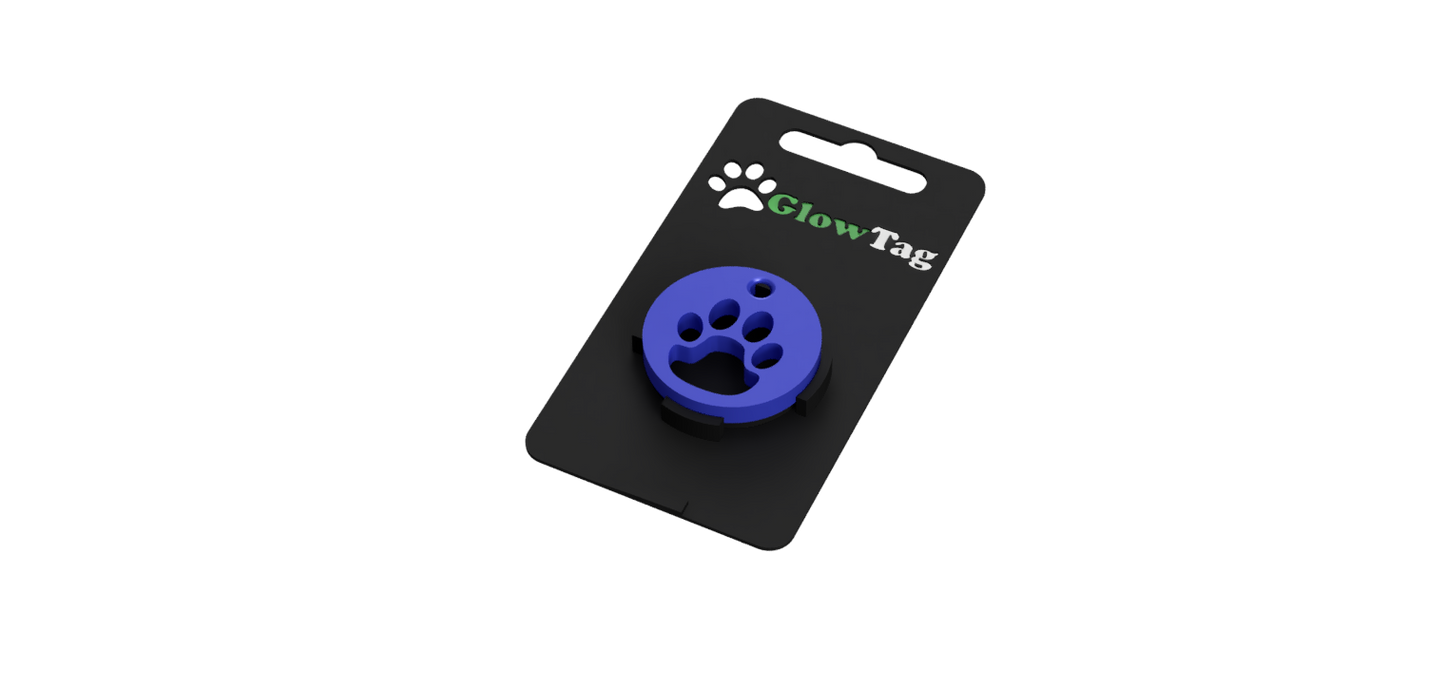 Glow in the Dark Dog Tag – 25mm | GlowTag