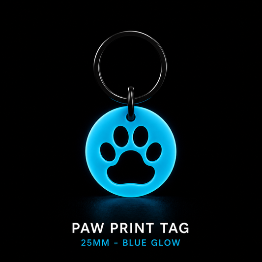 Glow in the Dark Dog Tag – 25mm | GlowTag