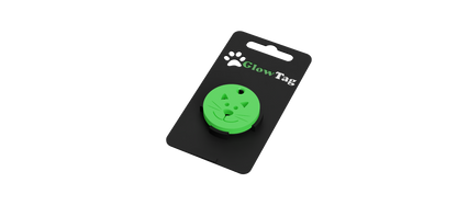 Glow in the Dark Cat Tag – 25mm | GlowTag