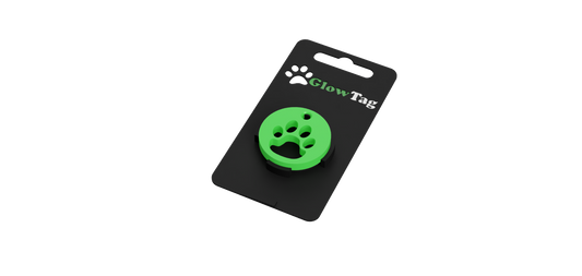 Glow in the Dark Dog Tag – 25mm | GlowTag