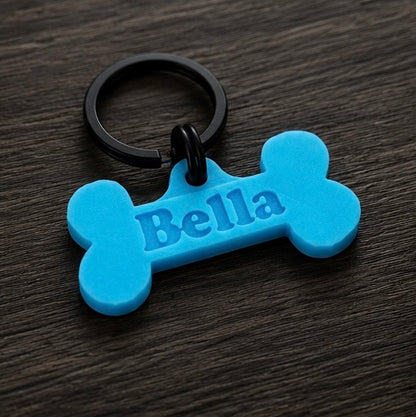 Glow in the Dark Dog Tag – Bone| GlowTag