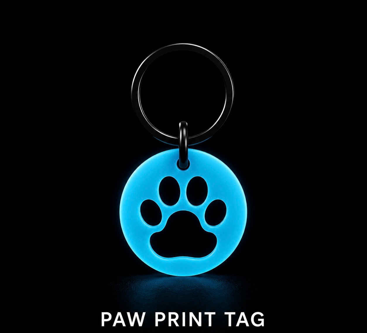 Glow in the Dark Dog Tag – 35mm | GlowTag