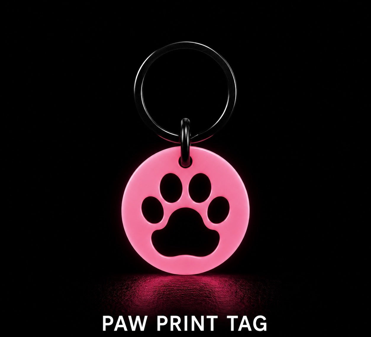 Glow in the Dark Dog Tag – 35mm | GlowTag