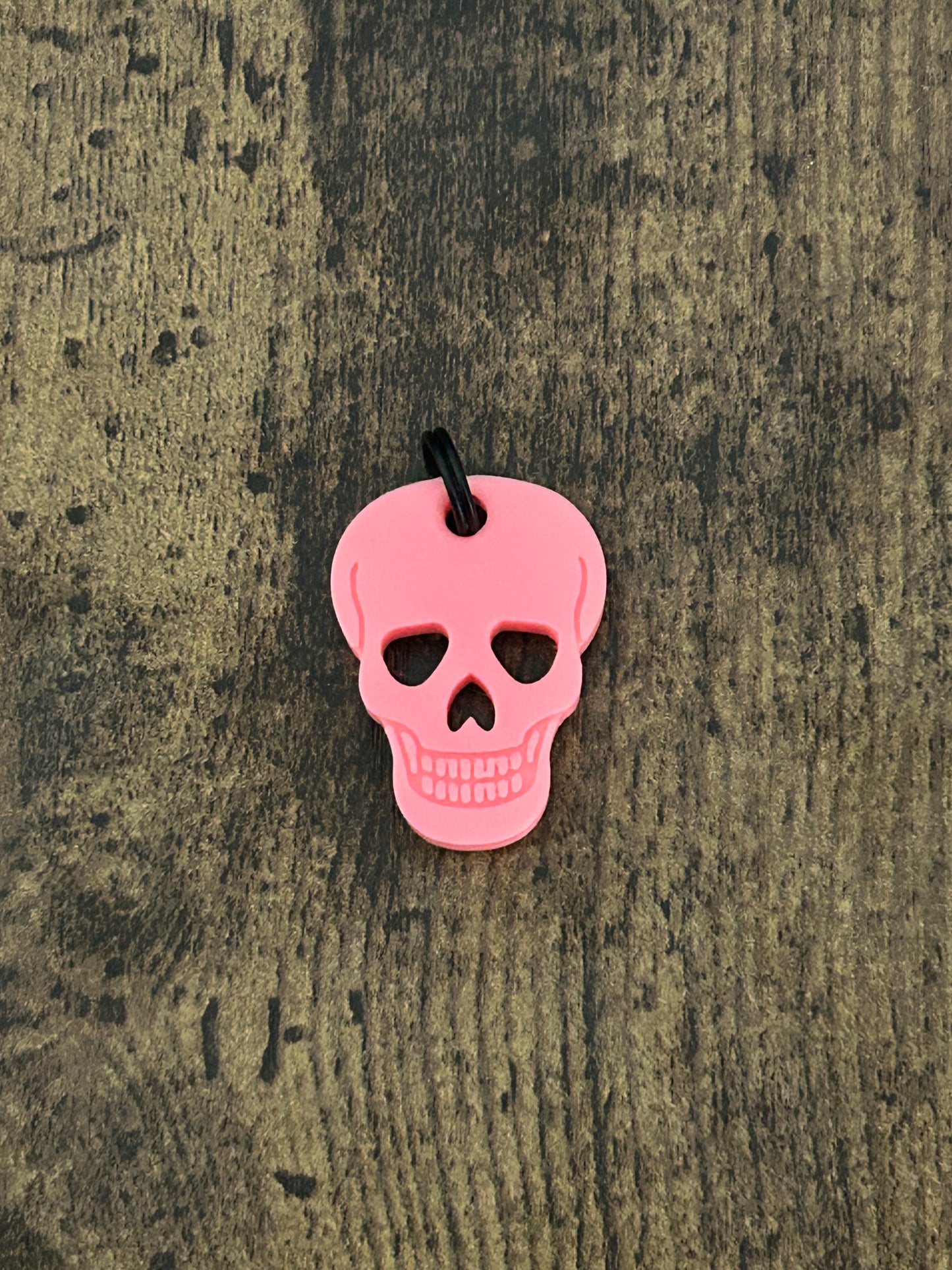 Glow in the Dark Pet Tag – Spooky Skull | GlowTag