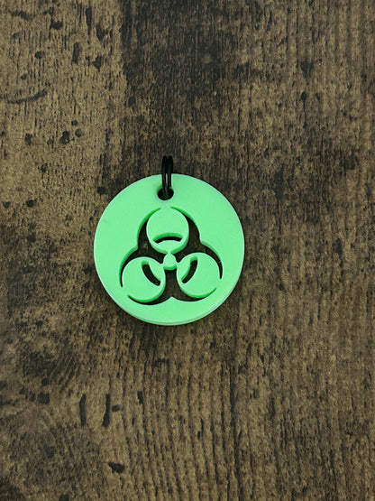 Glow in the Dark Pet Tag – Biohazard | GlowTag