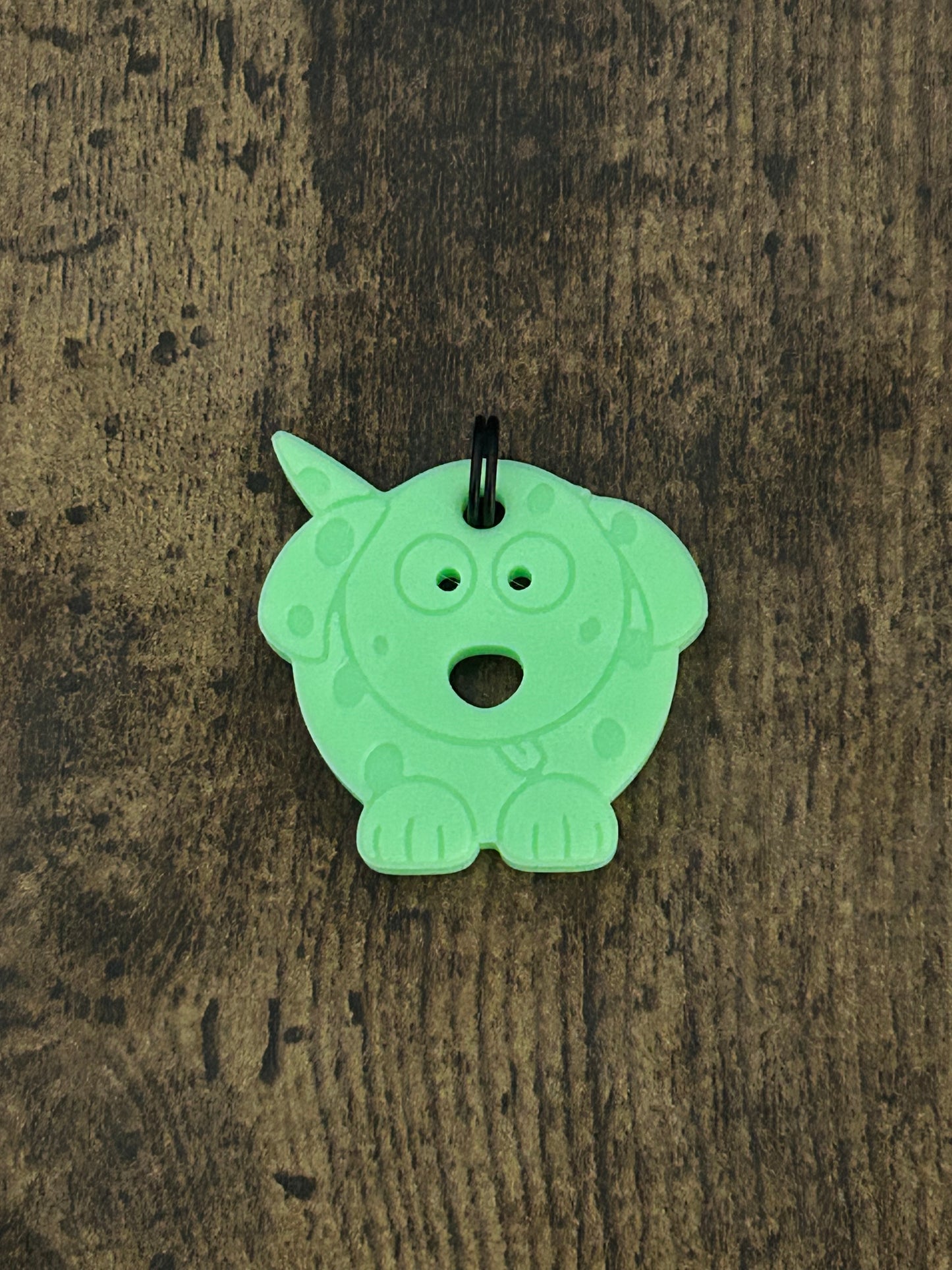 Glow in the Dark Pet Tag – Dalmatian Pup Tag | GlowTag