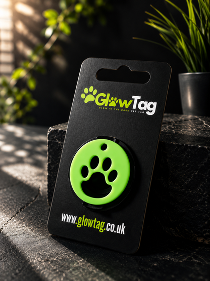 Glow in the Dark Dog Tag – 25mm | GlowTag