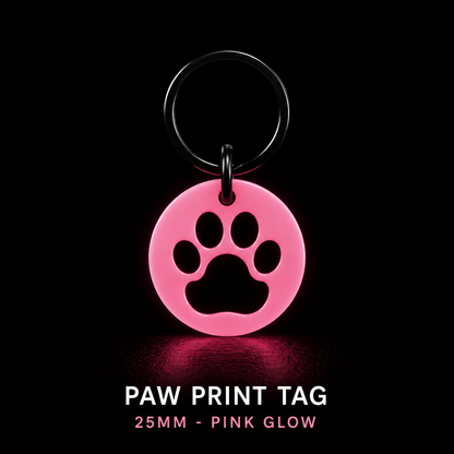 Glow in the Dark Dog Tag – 25mm | GlowTag