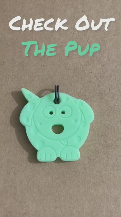 Glow in the Dark Pet Tag – Dalmatian Pup Tag | GlowTag