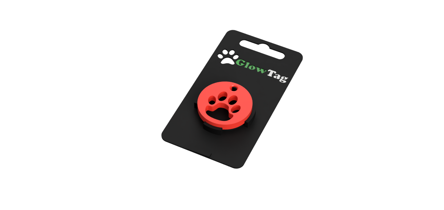 Glow in the Dark Dog Tag – 25mm | GlowTag
